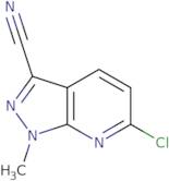 6-Chloro-1-methyl-pyrazolo[3,4-b]pyridine-3-carbonitrile