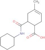 6-Cyclohexylcarbamoyl-4-methyl-cyclohex-3-enecarboxylic acid