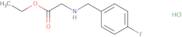 Ethyl 2-{[(4-fluorophenyl)methyl]amino}acetate hydrochloride