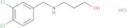 3-{[(3,4-Dichlorophenyl)methyl]amino}propan-1-ol hydrochloride