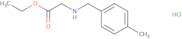 Ethyl 2-{[(4-methylphenyl)methyl]amino}acetate hydrochloride