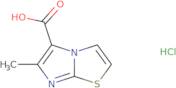 6-Methylimidazo[2,1-b][1,3]thiazole-5-carboxylic acid hydrochloride