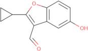2-Cyclopropyl-5-hydroxy-1-benzofuran-3-carbaldehyde