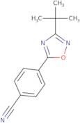 4-[3-(tert-Butyl)-1,2,4-oxadiazol-5-yl]-benzenecarbonitrile