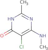 5-Chloro-2-methyl-6-(methylamino)-4-pyrimidinol