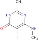 5-Iodo-2-methyl-6-(methylamino)-4-pyrimidinol