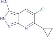 5-Chloro-6-cyclopropyl-1H-pyrazolo[3,4-b]pyridin-3-ylamine