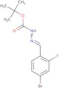 tert-Butyl 2-[(E)-(4-bromo-2-fluorophenyl)-methylidene]-1-hydrazinecarboxylate
