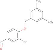 3-Bromo-4-[(3,5-dimethylbenzyl)oxy]-benzenecarbaldehyde