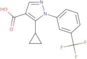 5-Cyclopropyl-1-[3-(trifluoromethyl)phenyl]-1H-pyrazole-4-carboxylic acid