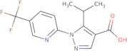 5-(Propan-2-yl)-1-[5-(trifluoromethyl)pyridin-2-yl]-1H-pyrazole-4-carboxylic acid