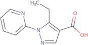 5-Ethyl-1-(pyridin-2-yl)-1H-pyrazole-4-carboxylic acid