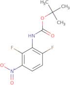 tert-Butyl 2,6-difluoro-3-nitrophenylcarbamate