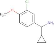 1-(3-Chloro-4-methoxyphenyl)-1-cyclopropylmethanamine