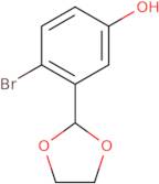 4-Bromo-3-(1,3-dioxolan-2-yl)phenol