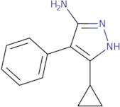 5-Cyclopropyl-4-phenyl-1H-pyrazol-3-amine