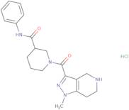 1-(1-Methyl-4,5,6,7-tetrahydro-1H-pyrazolo[4,3-c]pyridine-3-carbonyl)-N-phenylpiperidine-3-carboxa…