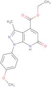 Ethyl 1-(4-methoxyphenyl)-3-methyl-6-oxo-6,7-dihydro-1H-pyrazolo[3,4-b]pyridine-4-carboxylate