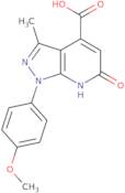 1-(4-Methoxyphenyl)-3-methyl-6-oxo-6,7-dihydro-1H-pyrazolo[3,4-b]pyridine-4-carboxylic acid