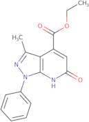 Ethyl 3-methyl-6-oxo-1-phenyl-6,7-dihydro-1H-pyrazolo[3,4-b]pyridine-4-carboxylate