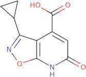 3-Cyclopropyl-6-oxo-6H,7H-[1,2]oxazolo[5,4-b]pyridine-4-carboxylic acid