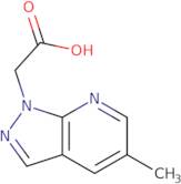 2-{5-Methyl-1H-pyrazolo[3,4-b]pyridin-1-yl}acetic acid