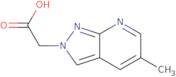 2-{5-Methyl-2H-pyrazolo[3,4-b]pyridin-2-yl}acetic acid