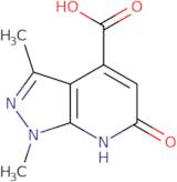 1,3-Dimethyl-6-oxo-1H,6H,7H-pyrazolo[3,4-b]pyridine-4-carboxylic acid
