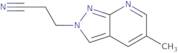 3-(5-Methyl-2H-pyrazolo[3,4-b]pyridin-2-yl)propanenitrile