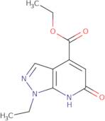 Ethyl 1-ethyl-6-oxo-6,7-dihydro-1H-pyrazolo[3,4-b]pyridine-4-carboxylate