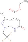 Ethyl 3-methyl-6-oxo-1-(2,2,2-trifluoroethyl)-6,7-dihydro-1H-pyrazolo[3,4-b]pyridine-4-carboxylate