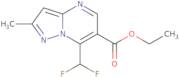 Ethyl 7-(difluoromethyl)-2-methylpyrazolo[1,5-a]pyrimidine-6-carboxylate