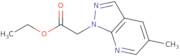 Ethyl (5-methyl-1H-pyrazolo[3,4-b]pyridin-1-yl)acetate