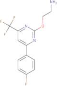 2-[4-(4-Fluorophenyl)-6-(trifluoromethyl)pyrimidin-2-yloxy]ethylamine