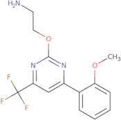 2-[4-(2-Methoxyphenyl)-6-(trifluoromethyl)pyrimidin-2-yloxy]ethylamine