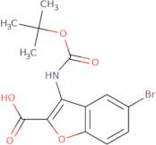 5-Bromo-3-[(tert-butoxycarbonyl)amino]-1-benzofuran-2-carboxylic acid