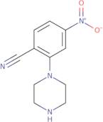 4-Nitro-2-piperazinobenzenecarbonitrile