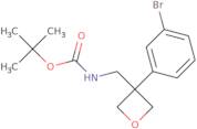 tert-Butyl N-{[3-(3-bromophenyl)oxetan-3-yl]methyl}carbamate