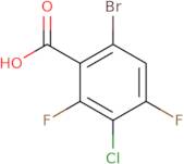 6-Bromo-3-chloro-2,4-difluorobenzoic acid