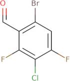 6-Bromo-3-chloro-2,4-difluorobenzaldehyde