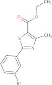 Ethyl 4-methyl-2-(3-bromophenyl)thiazole-5-carboxylate