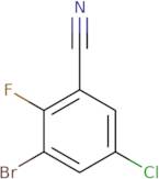 3-Bromo-5-chloro-2-fluorobenzonitrile