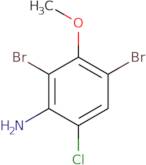 6-Chloro-2,4-dibromo-3-methoxyaniline