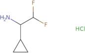 1-Cyclopropyl-2,2-difluoroethan-1-amine hydrochloride