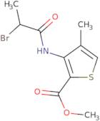 Methyl 3-[[(2RS)-2-bromopropanoyl]amino]-4-methylthiophene-2-carboxylate