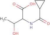 2-(Cyclopropylformamido)-3-hydroxybutanoic acid