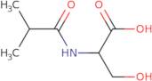 (2S)-3-Hydroxy-2-(2-methylpropanamido)propanoic acid