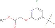 (6-Chloro-4-trifluoromethyl-pyridin-2-yloxy)-acetic acid methyl ester