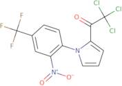 2,2,2-Trichloro-1-[1-(2-nitro-4-trifluoromethyl-phenyl)-1H-pyrrol-2-yl]-ethanone