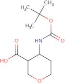 4-{[(tert-Butoxy)carbonyl]amino}oxane-3-carboxylic acid